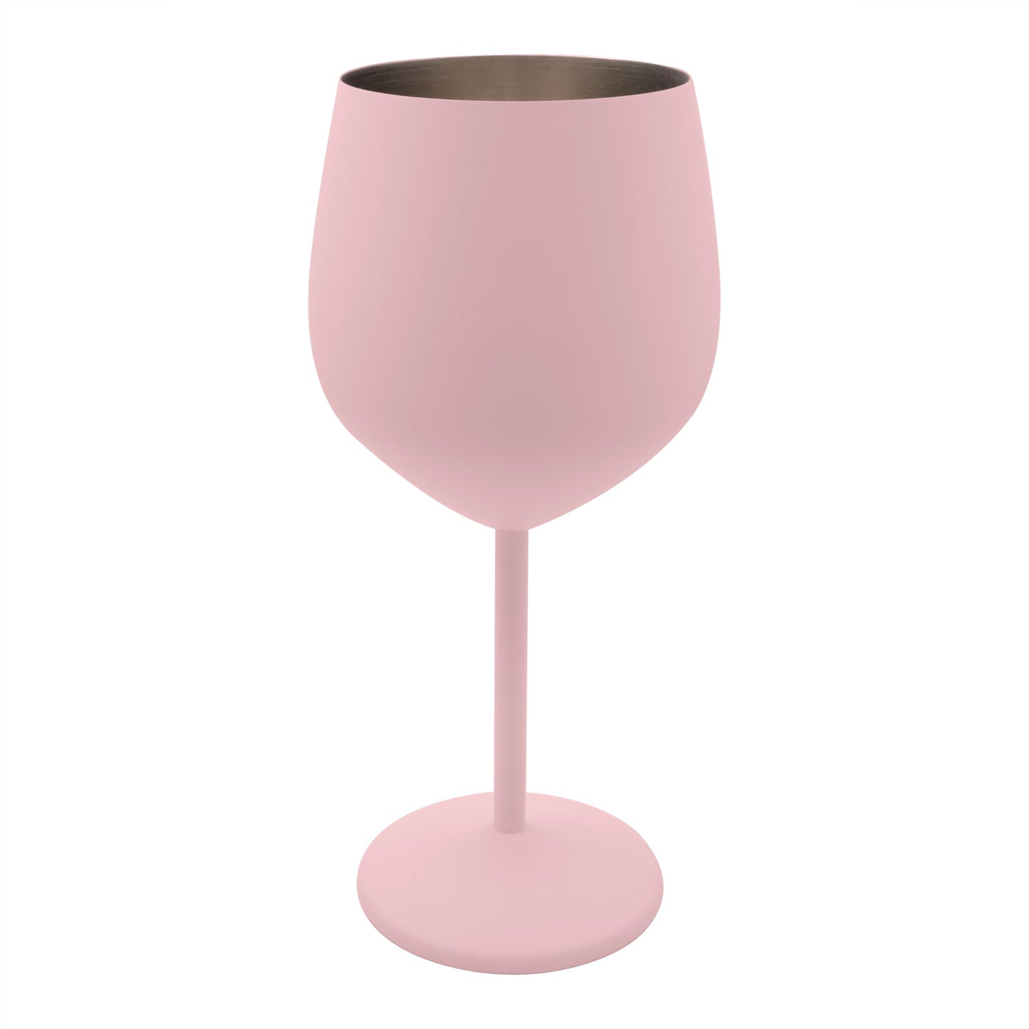 K&K Home Gold Stainless Steel Unbreakable Wine Glasses - 18 oz - Set of 2 Colored, Stemmed Metal Wine Glasses Perfect for Outdoors, Weddings, and Parties