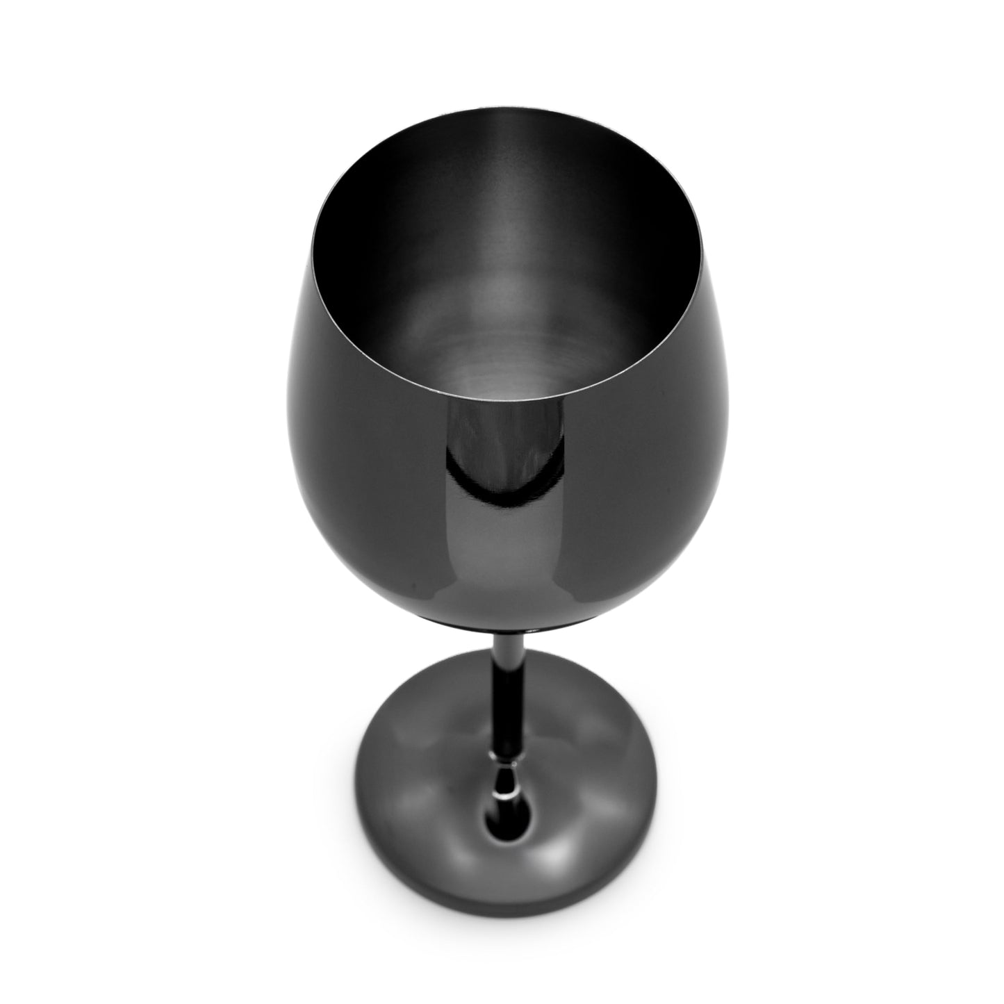 K&K Home Gold Stainless Steel Unbreakable Wine Glasses - 18 oz - Set of 2 Colored, Stemmed Metal Wine Glasses Perfect for Outdoors, Weddings, and Parties
